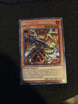 Yugioh Ignis Heat, The True Dracowarrior FIGA-EN053 Secret Rare 1st Ed NM - Image 1