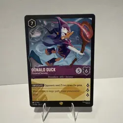 Disney Lorcana Donald Duck - Flustered Sorcerer 73/204 Archazia's Island Legenda - Image 1