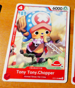 ONE PIECE ENGLISH CARD GAME CARTE LD01 PROMO N°34 TONY CHOPPER ST21-008 EN MINT - Image 1