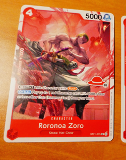 ONE PIECE ENGLISH CARD GAME CARTE LD01 PROMO N°16 RORONOA ZORO ST21-015 EN MINT - Image 1