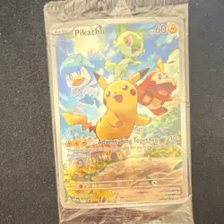 Pokemon Pikachu 027 SVP Scarlet & Violet Promo Holo Basic 60 HP Card - Image 1