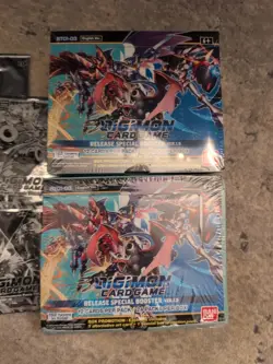 2x Digimon Card Game: Release Special Booster Ver.1.5 Booster Box + Promo Packs 811039034467 - Image 2