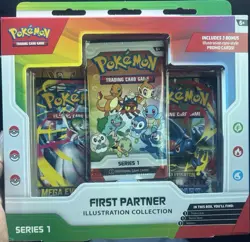 Pokemon First Partner Illustration Collection Series 1 Box Promo Cards Booster - Image 1