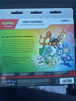 Pokemon First Partner Illustration Collection Series 1 Box Promo Cards Booster - Image 2