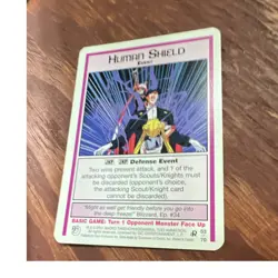 Sailor Moon CCG Human Shield Event Card 2001 DIC Entertainment 53/70 - Image 1