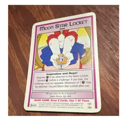 Sailor Moon CCG Moon Star Locket Item Card Premiere Edition 2000 123/160 - Image 1