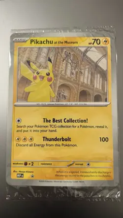 Pikachu At The Museum Pokemon Jumbo Promo Card Sealed X15 - Image 1
