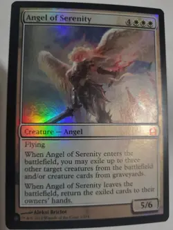 MTG ANGEL OF SERENITY FOIL EX-MINT FREE SHIP!!! - Image 1