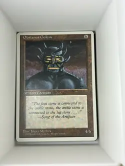 Obsianus Golem (339) Fourth Edition 4ED MTG Magic. M13 - Image 1