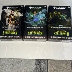 Secrets of Strixhaven Commander Deck Set of 3 Sealed Ships Now! MTG - Image 1