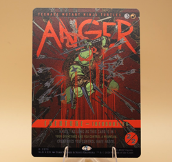 Anger | 2375 | Foil | Rare | Secret Lair | Last Ronin TMNT | Pack Fresh - Image 1