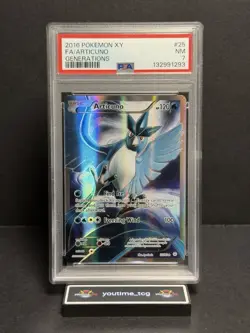 2016 Pokemon Xy Generations Fa Articuno #25 PSA 7 - Image 1