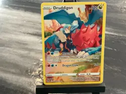 2022 Pokemon SWSH Silver Tempest Druddigon Trainer Gallery Holo #TG09/TG30 - Image 1