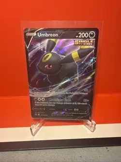 Pokemon Umbreon V Single Strike Promo Full Art Holo SWSH203 Sword & Shield HP200 - Image 1
