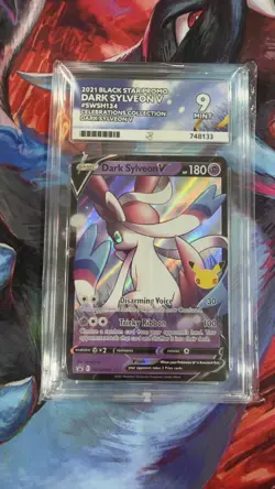 Pokemon TCG Celebrations Dark Sylveon v SWSH134 Black Star Promo ACE 9 - Image 1