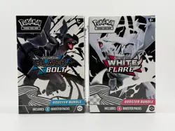 Pokemon TCG Black Bolt White Flare Booster Bundle Set of 2 Brand New and Sealed - Image 1