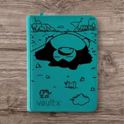 Vault X - 4 Pocket eXo-Tec Zip Binder Folder - Teal Pokemon Snorlax - Image 1