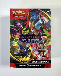 Pokemon TCG ✅Mega Evolution✅ Phantasmal Flames 🔥Booster Bundle FREE P+P - Image 1