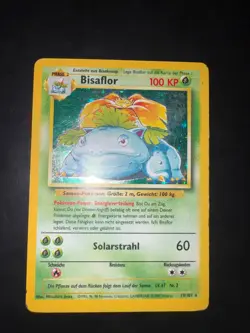 Carta Pokemon Venusaur 15/102 Set Base Holo DE - Image 1
