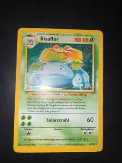 Carta Pokemon Venusaur 15/102 Set Base Holo DE - Image 2