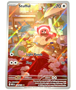 Pokemon Mega Evolution - Stufful - Illustration Rare NM+/MINT - 154/132 - Image 1