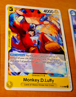 ONE PIECE ENGLISH CARD PROMO GAME CARTE Monkey.D.Luffy P-036 EN MINT - Image 1