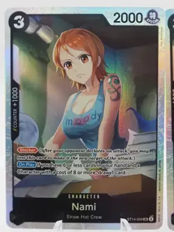2x One Piece Card Game Nami ST14-006 SR ENGLISH NM - Image 2