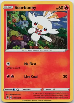Scorbunny Holo Promo SWSH: Sword & Shield Promo Cards SWSH071 NM - Image 1