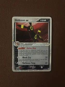 Umbreon ex 112/115 EX Unseen Forces 2005 Holo Rare Pokemon Card TCG - Image 1