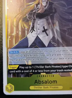 Absalom OP14-100 Foil Rare The Azure Sea's Seven One Piece Card Game - Image 4