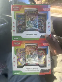 Pokemon Trading Cards 2x First Partner Illustration Collection Series 1 Box - Image 2