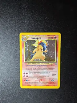 Pokemon Neo Genesis Tornupto Typhlosion Card 18/111 Holo Rare Moderately Played - Image 1