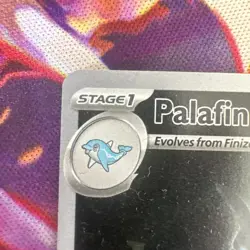 Palafin 225/091 Paldean Fates Full Art Ultra Rare Holo Pokemon Card NM - Image 4