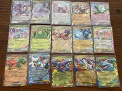 15 ALL ULTRA RARE Pokemon Cards Lot (Vs & ex) No Duplicates No Bulk Near Mint - Image 1