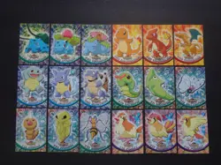 1999 Topps Pokemon TV Animation Black Logo Series 1 Complete Set 90 Card 2nd Lot - Image 2