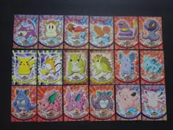1999 Topps Pokemon TV Animation Black Logo Series 1 Complete Set 90 Card 2nd Lot - Image 4