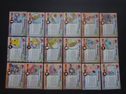 1999 Topps Pokemon TV Animation Black Logo Series 1 Complete Set 90 Card 2nd Lot - Image 5