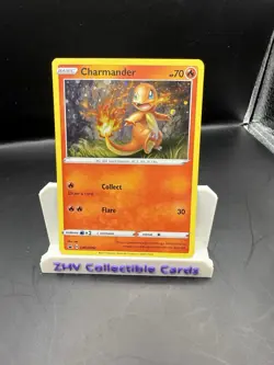 Pokemon Charmander Holo Black Star Promo Sword Shield SWSH092 TCG Card - Image 1