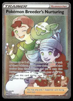 Pokemon Cards Pokemon Breeder's Nurturing 195/189 Darkness Ablaze NM - Image 1