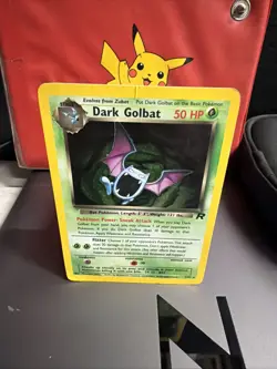 Pokemon Tcg Dark Golbat TCG Holo Card 7/82 Hp Condition - Image 1