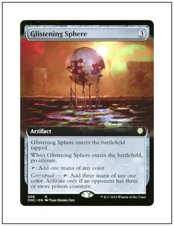 1x Glistening Sphere, Extended Art, Magic the Gathering MTG NM - Image 1