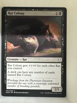 MTG Rat Colony - Dominaria #101 - Image 1