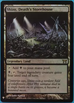 Shizo Death's Storehouse Mystery Booster FOIL Champions of Kamigawa MINT 515727 - Image 1