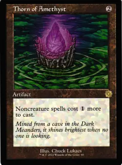MTG TCG - Thorn of Amethyst 60 The Brothers' War: Retro Frame Artifacts - NM - Image 1