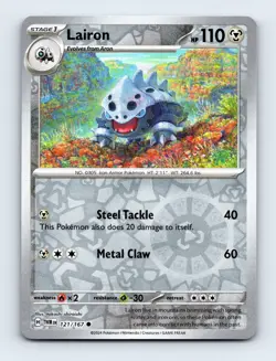 Lairon 121/167 SV06: Twilight Masquerade Rare Holo Pokemon NM - Image 1