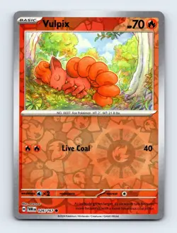 Vulpix 026/167 SV06: Twilight Masquerade Rare Holo Pokemon NM - Image 1