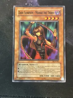 Yugioh! Dark Scorpion - Meanae The Thorn DCR-061 Common Unlimited LP - Image 1