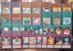 Yugioh Complete Crystal Beast Deck 66 Cards Ultimate Rainbow Dra **HOT** + Bonus - Image 1