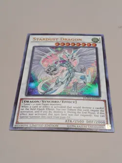 Yugioh! Stardust Dragon DUPO-EN103 Ultra Rare Limited Edition NM - Image 1