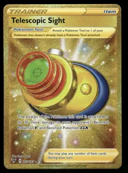 Pokemon Cards Telescopic Sight 203/185 Vivid Voltage Secret Rare NM - Image 1